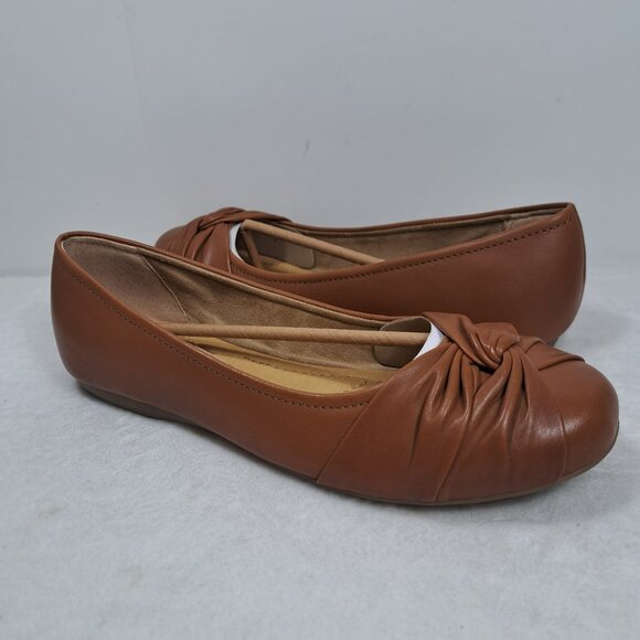 Earth Women's Basic Slip-On‎ Jacci Ballet Flats Brown Size 11M - Picture 2 of 13